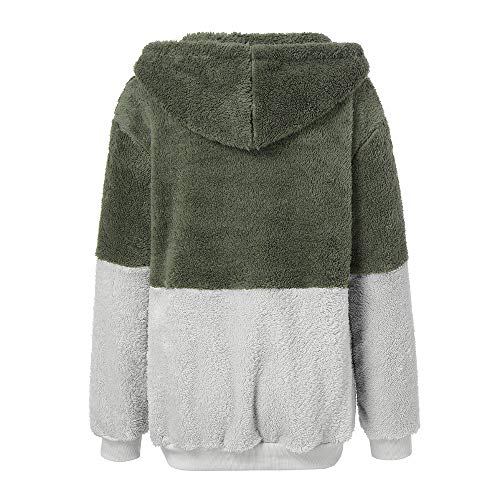 Clearance NRUTUP Women Hoodie Sweatshirt Long Sleeve Warm Winter Coat Jacket Outwear Hot Sales!(Green,M)