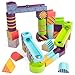 Mini Marble Mayhem | Classic Wooden Marble Run | STEM Physics Exploration Toy for Kids & Toddlers, 32 Pieces