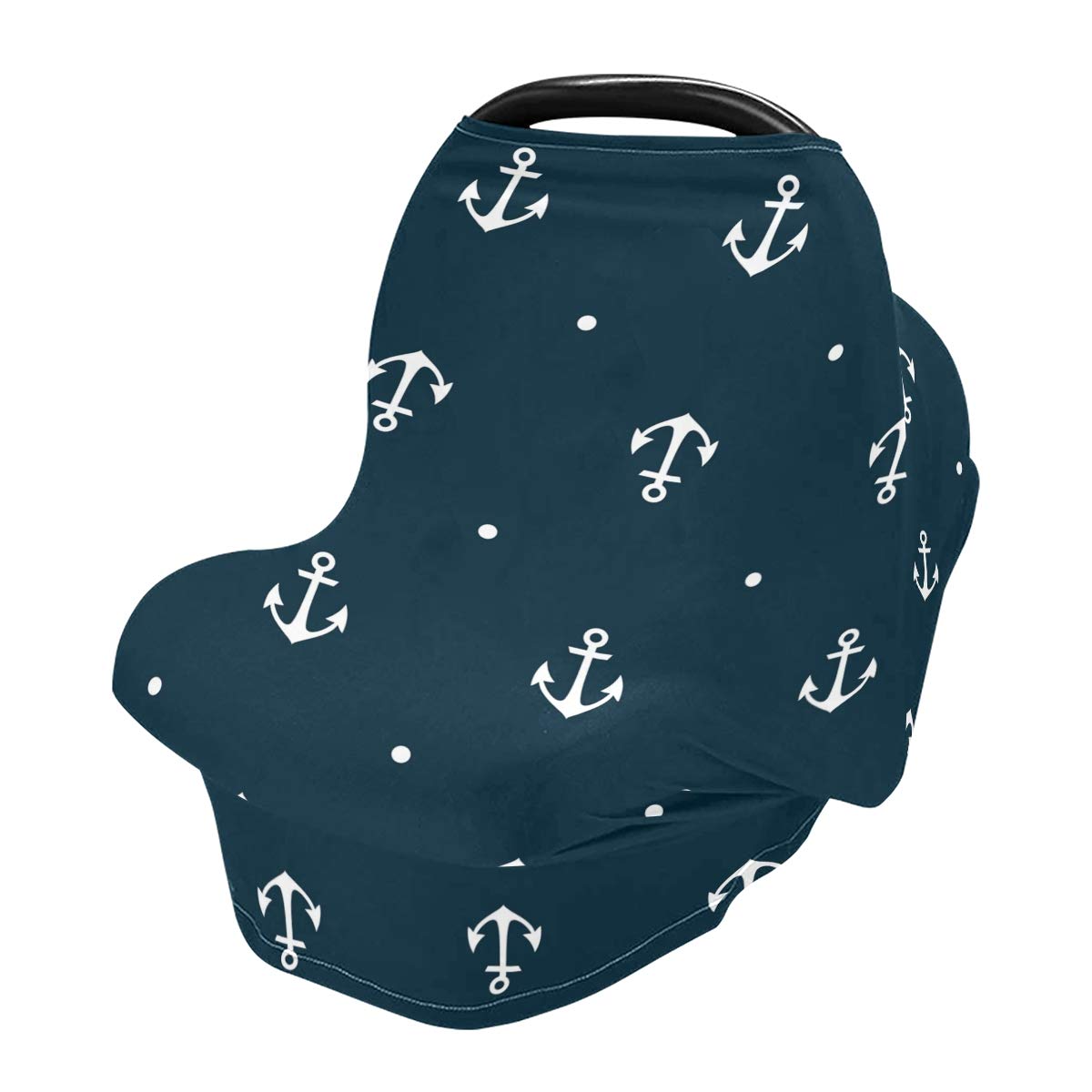 Nursing Cover Breastfeeding Scarf Anchor Polka Dot Baby