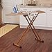 Household Essentials 801454 Ironing Board with Bamboo Legs and Polyester Mesh Cover
