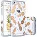 BENTOBEN iPhone 6s Case, iPhone 6 Case Pineapple, Super Slim Gold Pineapple Design Hard PC Soft Rubber Glossy Anti-Scratch Shock Proof Protective Case Cover for iPhone 6 6s 4.7