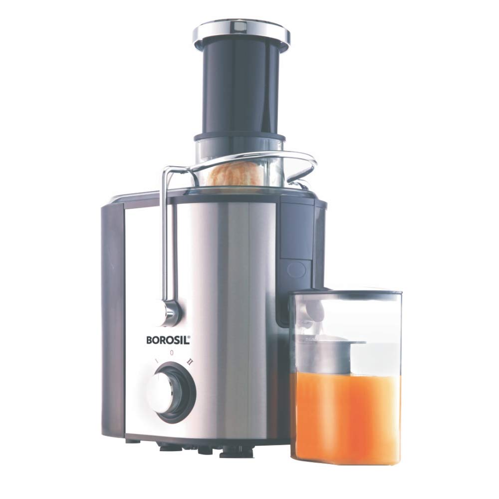 Silver 500-Watt Juicer Borosil Primus BJU50SSB11