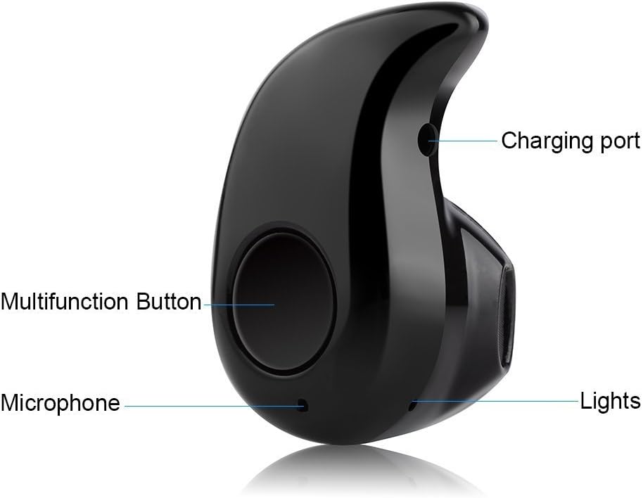 SCORIA® Mini Style Wireless Bluetooth Headphone S530 1pcs in-Ear V4.0 Stealth Earphone Phone Headset Handfree Compatible for Smartphones