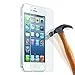 Screen Protector for IPHONE 5 5C 5S SE Tempered Glass Ultra Clear 99.9% Transparency World’s Thinnest 9H Hardness laser cut Max Screen Protection