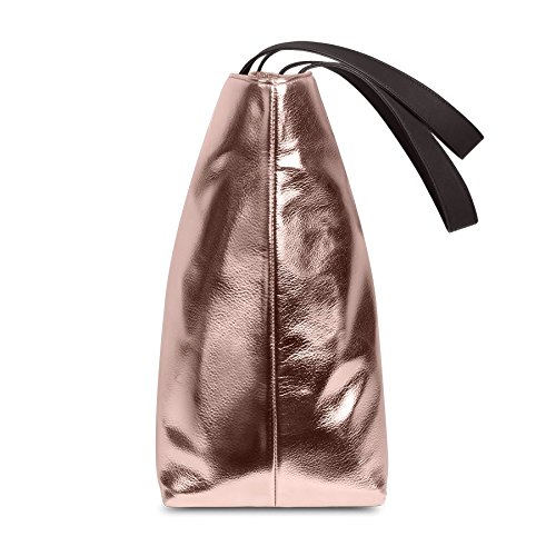 dailyobjects rose gold metallic fatty tote bag