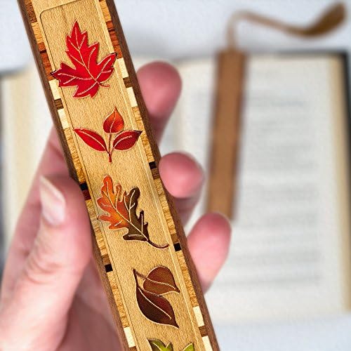 Mitercraft - Fall Leaves - Autumn Engraved with Color