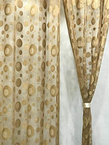 Buy Ami Creation Beautiful Net Tissue Circle Designed Gold