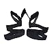Meili Sexy Ankle and Wrist Cuff Restraint Velcro Straps Bondage Restraints (Blacke 1)