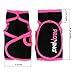 PILOXING Pair of Black and Pink 0.5 lb Weighted Gloves for Women