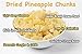 Sunbest Natural - Dried Pineapple Chunks, Candied Pineapple for Baking, Cooking, and On-The-Go Snacking, Vegan and Kosher Candied Fruit, Non-GMO Dried Fruit, 1 Lb