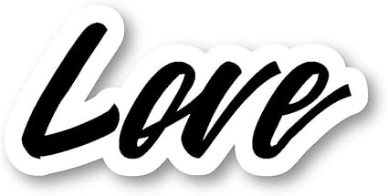 Amazon Co Jp Loveステッカー インスピレーショナル筆記体ステッカー 3パック 2 5 3 4 インチ ラップトップステッカー ノートパソコン 電話 ウォーターボトル用 3パック S パソコン 周辺機器