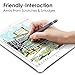 MoKo Universal Active Stylus, 2 in 1 High Precision Sensitivity 1.5mm Capacitive Pen, Metal Stylus Pen for Touch Screen Devices Smartphones & Tablets(iPad, iPhone X/8/8 Plus, Samsung etc.)- Space Gray