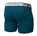 TSLA Men's Breathable Underwear, Performance Cooling Mesh Boxer Briefs, Open Fly Trunks with Pouch, Fly-Front 6inch 2pack Green/Green, Medium