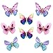 Elesa Miracle Infants Baby Girl Hair Clips Toddlers Infants Kids Hair Glitter Butterfly Clips Barrettes Butterfly Mini Claw Clips Baby Girl Hair Accessories, 54pcs