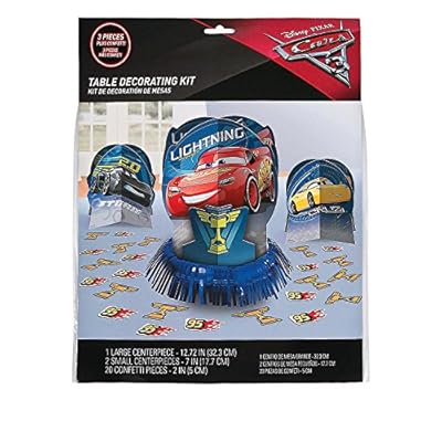 Bargain World Cars Table Decorating Kit (With Sticky Notes)
