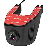 WiFi Dash Camera, ZOTO 1080P Full HD Car Recorder Camera, Car DVR Cam with Adjustable Lens 170 Degree Wide-Angle, Car Driving Recorder with G-Sensor,Night Vision, Loop Recording, HDR, Parking Monitor