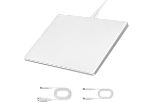 seenda Mac Trackpad, Smooth Glass Surface with Multi-Touch, Aluminum Slim USB Wired Mac Touchpad with High Precision for Mac 
