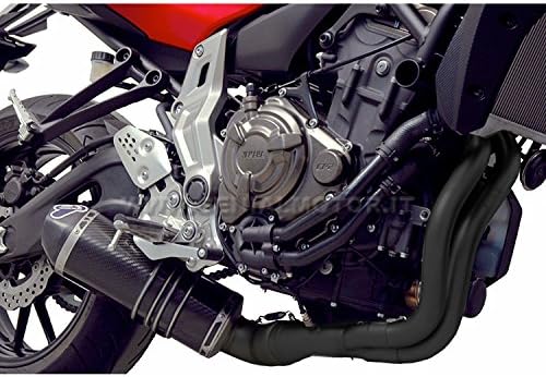 Yamaha MT07 2015 15 Complete Exhaust TERMIGNONI Relevance Carbon Black