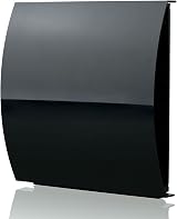VENTS 100mm Black External Baffle Vent - Wind Sound Reducing for Extractor Fans view 6