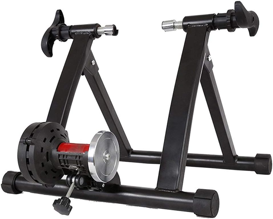 JIANG BREEZE Magnetic Bicycle Trainer Turbo Trainer, Portable Bicycle Riding Platform Indoor Mountain Frame, for Fitness, Speed, Exercise Training