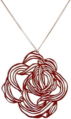 Red Leaf Pop-Out Pendant DIY Jewelry Kit