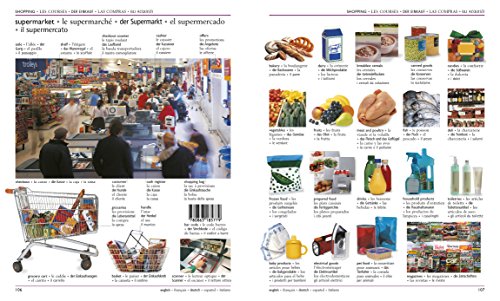 5 Language Visual Dictionary: English, French, German, Spanish, Italian - Thumbnail 2