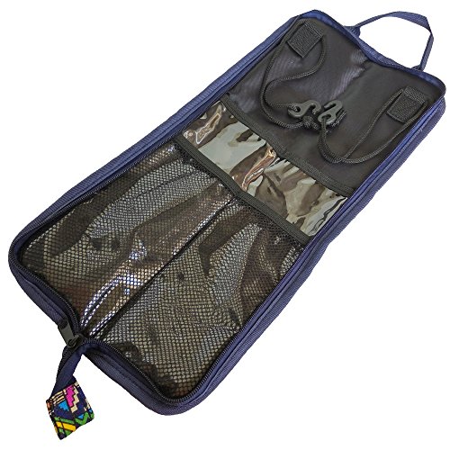 Xinlink Professional Waterproof Drumstick Case Classic Country Style Pattern Carrying Gig Bag Covers with Shoulder Strap Kids Children Drum Stick Mallet Percussion Instrument Accessories - Thumbnail 3