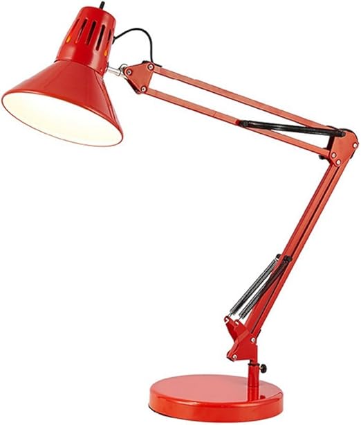 red reading lamp