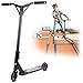 OUTON Pro Aluminum Performance Freestyle Stunt Scooter 110mm Aluminum Core PU Wheels SCS Compression Abec 9 Kick Scooter Black
