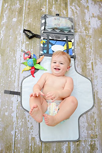 image for Portable Baby Changing Station, Extra Long Diaper Changing Pad - Extra