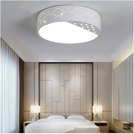 Plafón LED hueco de estrella de 40 cm, acrílico de hierro forjado