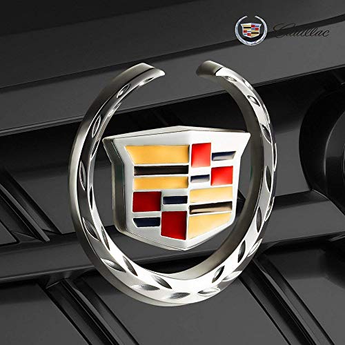 2pcs 3D for Cadillac Emblem, Metal Labeling for Escalade ATS SRX XTS CTS XT5 XLR,etc, Car Tailgate Hood Emblem - Thumbnail 5