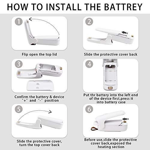 Mini Bag Sealer & Cutter,2 in 1 Heat Sealer and Cutter Mini Food Sealer For Plastic Bags Food Storage，Kitchen Handheld Heat Sealer and Cutter