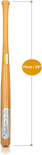 Crystals Wooden Baseball Bat 29 Inch Outdoor Training for Adults & Kids view 4