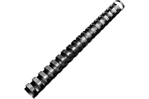 TOTiyea 19 Ring Plastic Binding Combs,1 Inch Diameter,200 Sheet Capacity, Letter Size, Black Comb Binding Spines (10 Pack)