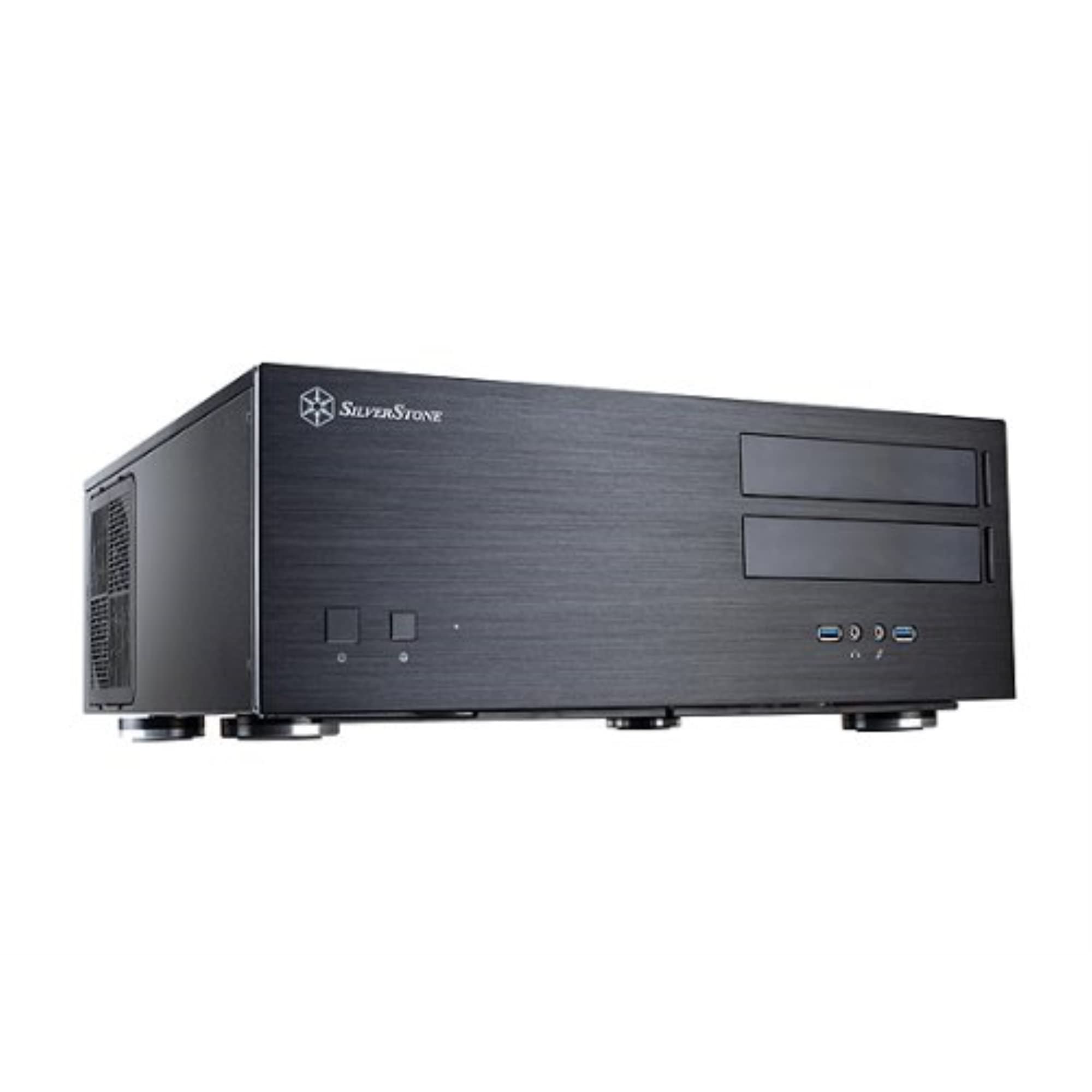 SilverStone Technology Home Theater Computer Case with Aluminum Front Panel for E-ATX/ATX/Micro-ATX Motherboards GD08B