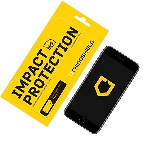 iPhone 8 "Screen Protector" [Also Compatible with iPhone 7] - RhinoShield High Impact-Resistant Screen Protector [Hammer Resistant] Perfect Transparency and Premium Feel