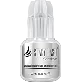STACY LASH Sensitive Eyelash Extension Glue 0.17fl.oz/5ml / 5-6 Sec Drying time/Retention &ndash; 4-5 Weeks/Black Adhesive/Lash Tech Supplies