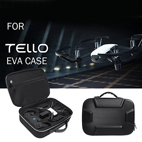 Esimen Hard Case for DJI Tello, Game Controller,Charging Cable DIY Accessories Throw and Fly Carry Bag Protective Box - Thumbnail 6