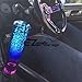 EZAUTOWRAP Shift Knob Stick Crystal Transparent Bubble Purple Blue Throw Gear Shifter 15cm