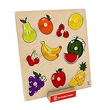 Hape Fruit Knob Toddler Wooden Puzzle
