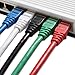 Cable Matters 10Gbps 5-Color Combo Snagless Cat 6 Ethernet Cable - 10ft, Cat 6 Cable, Cat6 Cord, Ethernet Cord, Multicolored (Black, Blue, White, Green, Red)