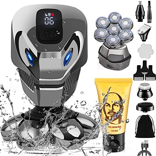 YEMIUGO Head Shavers for Bald Men, 9 in 1 Multifunction Electric Shaver