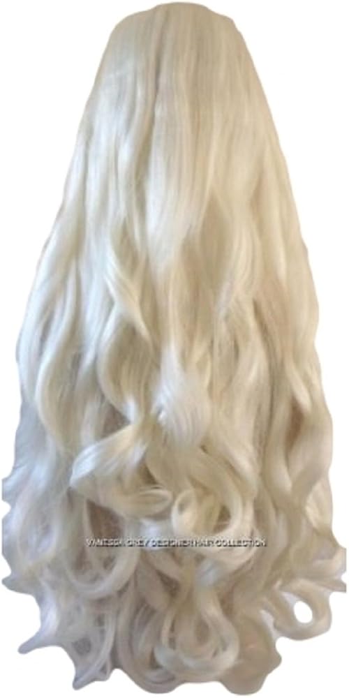 Amazon ヘア エクステンション クリップ付セット エクストラロング 26 Ins プラチナ ブロンド ウェーブ 0g エクステンション 通販