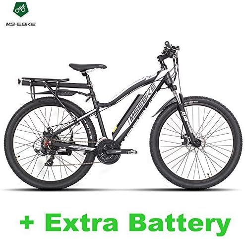 MSEBIKE 21 speeds, 27.5 Inches Pedal Assist Electrical Bicycle, 36V Invisibility Battery, Suspension Fork,Both Disc Brake, E bike Mountain Bike,Pedelec.