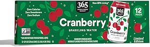 365 by Whole Foods Market Cranberry Sparkling Water 12pk, 12 Fl Oz