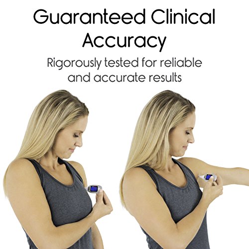 Vive Precision Digital Oral Thermometer - Large Display Axillary Temperature Fever Checker - Fast, Quick Reading, Accurate, Waterproof Electronic Basal Monitor - Medical Temp Detector - Babies, Adults