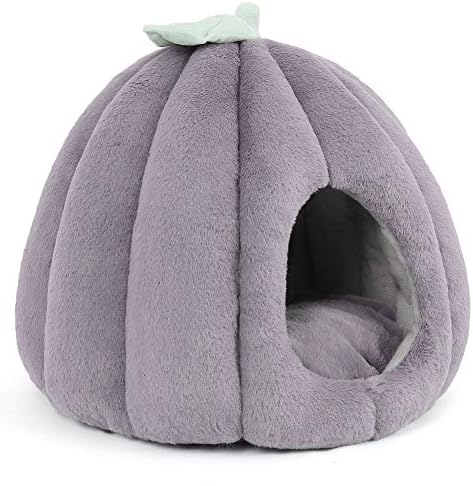 Belyai 猫ハウス 猫 ベッド ドーム型 冬用 ペットベッド 寒さ対策 保温防寒 快適 柔らかい 暖かい 用寝袋 滑り止め 洗える ペットハウス マット 兼用 小型犬 キャットハウス ペット 小屋 室内 猫寝床 休憩所