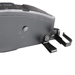 CCIyu D1400 Rear Semi-Metallic Disc Brake Pads Kit
