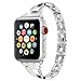 Moretek Silver Bands for Apple Watch 42mm Stainless Steel Metal Replacement Bracelet Classic Band for Apple Watch 42 MM Strap Series 3 Series 2 Series 1 (Fine Silver 42mm)